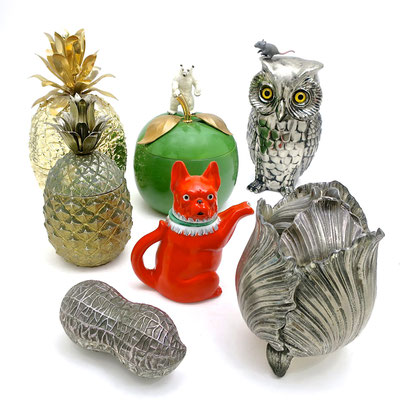 mops mauromanetti pug icebucket hollywoodregency interior glamour eisbehälter ananas kaufmuseum münchen munich hollywood