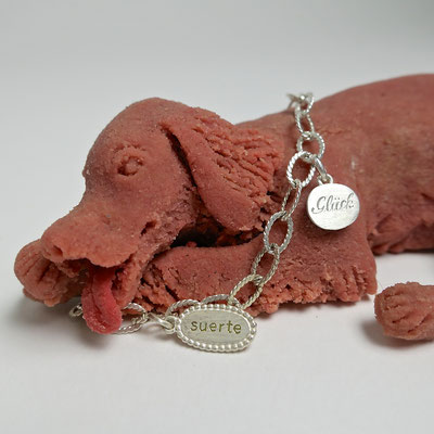 silber silber925 glück suerte amulett abschied irishsetter kaufmuseum marzipan geburtstagskuchen tochterliebe geschenke