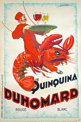 lobster hummer plakat affiche lithographie lithography 