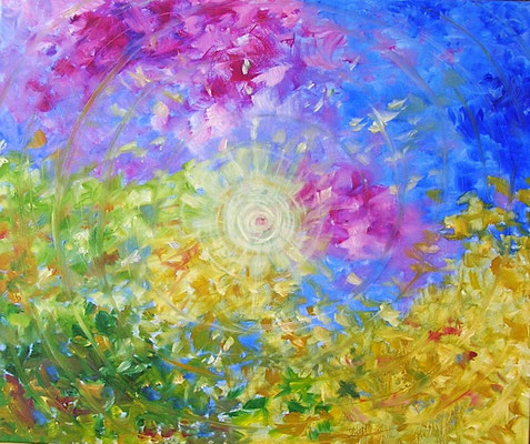 90. Vibración  O/L  65x54. Portada del libro "Viaje por una Vida Plena"