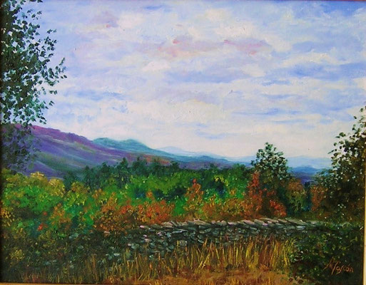 84. EN LA SIERRA NORTE - 47x37 - Óleo sobre tabla