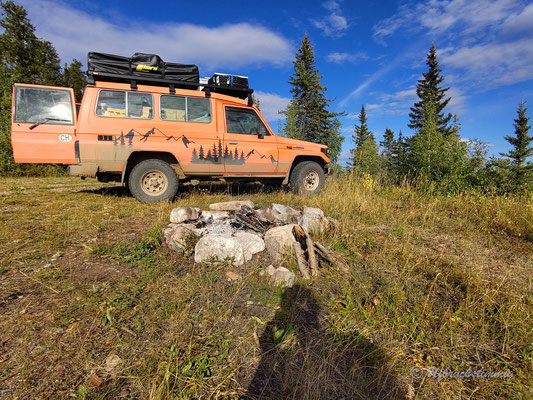 frei stehen in den Northwest Territories - ein Paradies hier!