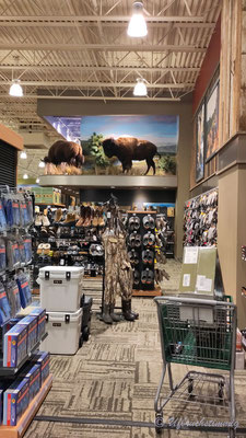 Der Cabela's von innen...