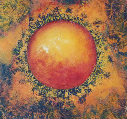 Vulkansonne verk. 50 x 50cm