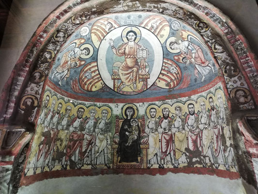 pintura del monasterio de S. Apolo el Bawit (con 14 apótoles!)