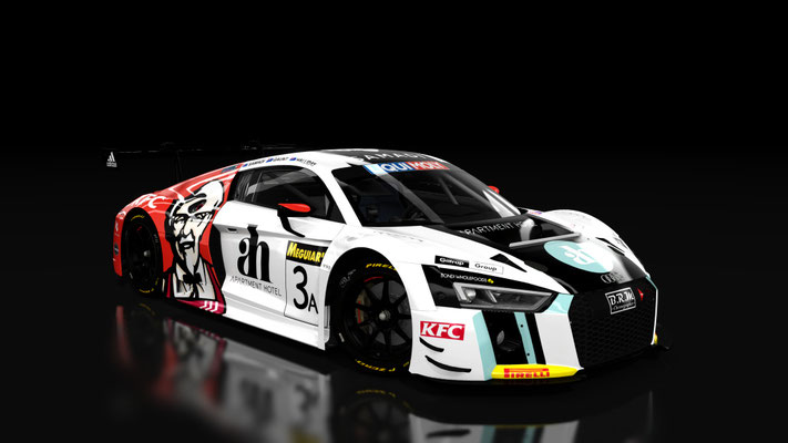 Audi r8 lms 2016 Endurance Bathurst 12 hour 2017 Team ASR #3A