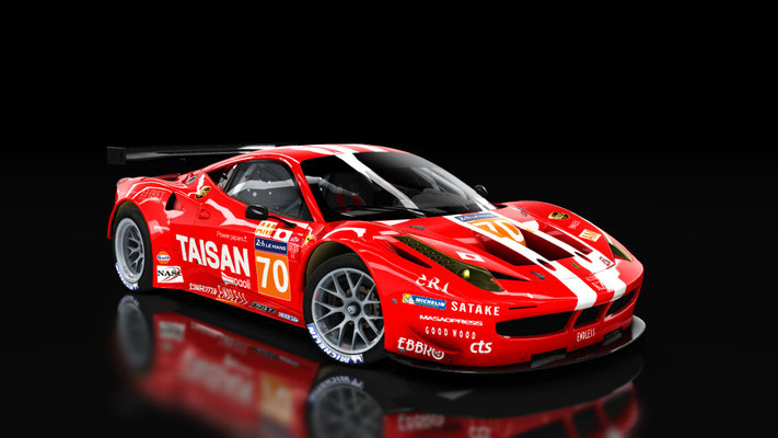 Ferrari 458 GT2 Team Taisan 70 Le Mans