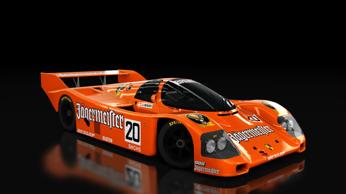 Porsche 962C Shorttail: Brun Motorsport Jagermeister (1985)