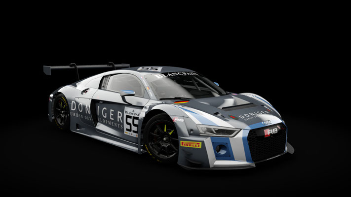 Audi R8 LMS 2016 - Attempto Racing #55 #66 Blancpain 2018
