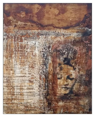 ~ la speranza ~, Holzbrett 40 x 51 cm