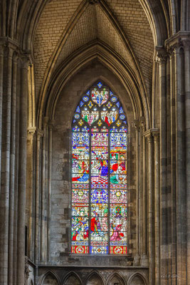 Gilles le Gall : Vitrail Cathédrale de Roeun