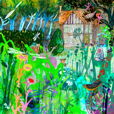 Jill Calder Illustration - General Illustration - ReWilding Your Garden -  Gardens - Lifestyle - Gardens Illustrated Magazine