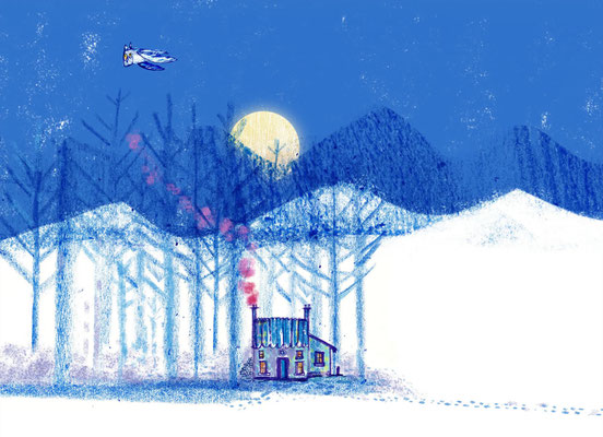 Jill Calder Illustration - Winter Moon - General Illustration
