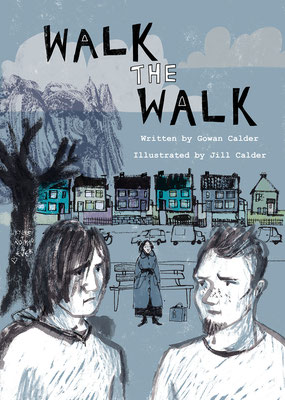 Jill Calder Illustration - Books - "Walk the Walk" by Gowan Calder - Scottish Book Trust