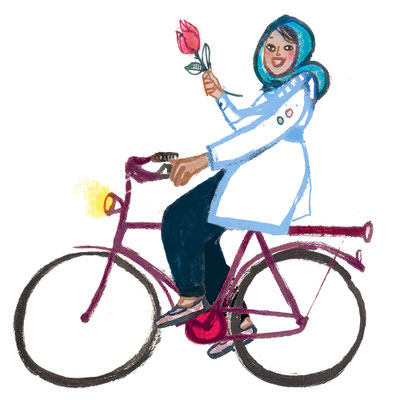 Jill Calder Illustration - General Illustration - Afghan Scout for Colgate University Alumni Magazine