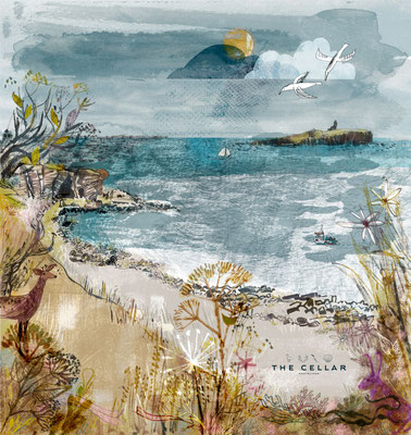 Jill Calder Illustration - General Illustration - The Cellar Restaurant - Menus - Anstruther