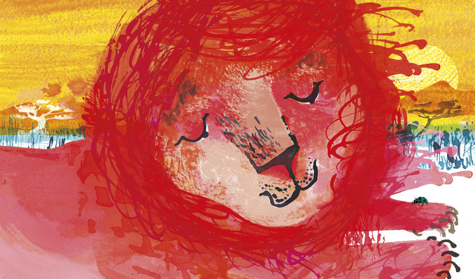 Jill Calder Illustration - Books - "I Love You Every Colour" by Caryl Lewis and Jill Calder - I Love You Red Lion - Two Hoots Books - Pan MacMillan Kids Books