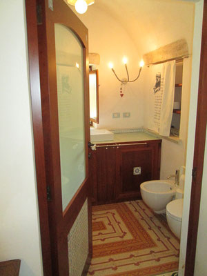 Trullo Ulivo - Sala da bagno con grande doccia