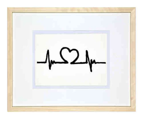 Edzard Dideric "Heartbeat" framed print 2014 loveprototo Köln, Germany