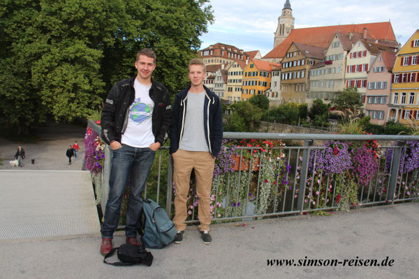 Lukas und ich in Tübingen