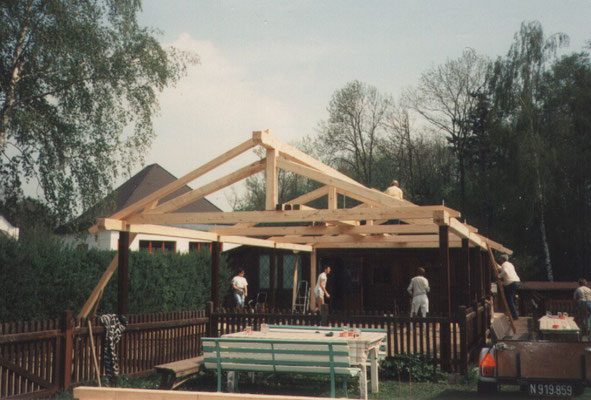 Klubhaus 1994 - Terrassenzubau