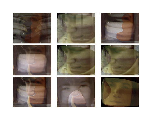 JOHANNES DEUTSCH, aus DOKUMENTE INNERER WELTEN ZWISCHEN TRAUM UND WIRKLICHKEIT, 1992-1995, Patrizia Foto IL 2, 1993, Pigmentdruck Canson Photo satin 9-teilig, 85x105cm - Printdata