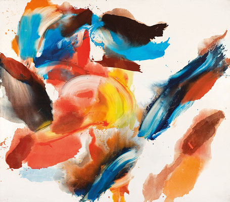 Wolfgang Hollegha o.T., 1974 Öl auf Leinwand 360 x 420 cm