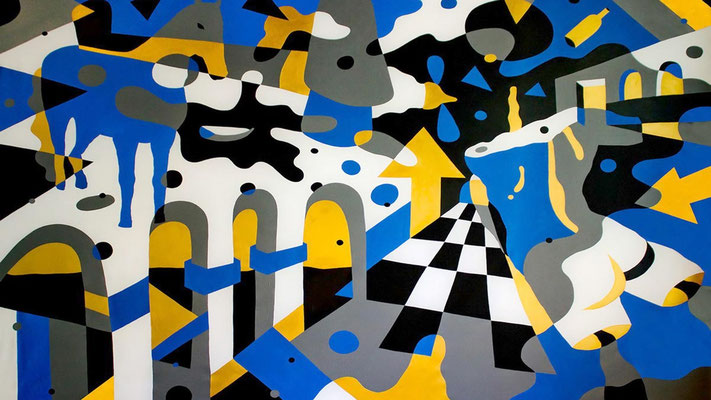 CACAO ROCKS=YASSONAS MEGOULAS, 6, Acryl auf Leinwand, 2019