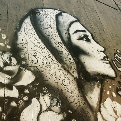 Laila Ajjawi Irbid Jordan Graffiti