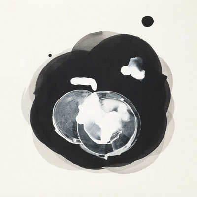 OT-pap27, 2024, Acryltinte auf Papier, 40x40 cm