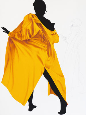 OT-FAB 06, Serie FABRICS, 2020, Öl auf Leinwand, 160x120 cm