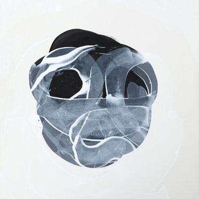OT-pap01, 2024, Acryltinte auf Papier, 30x30 cm