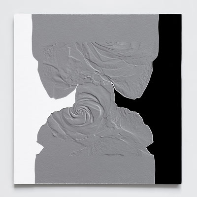 Cut flowers 03, 2022, Fotocollage, pigmentierte Tinte auf Fine Art Papier, Unikat, 30x30 cm