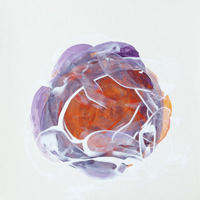 OT-pap05, 2024, Acryltinte auf Papier, 30x30 cm