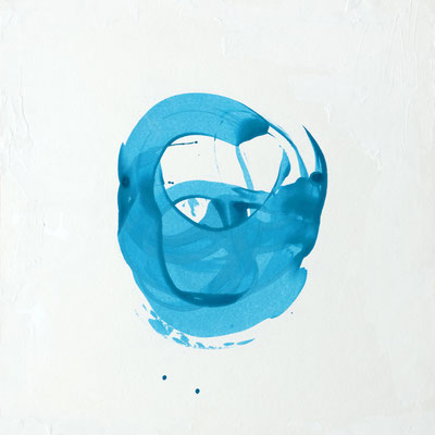 OT-pap02, 2024, Acryltinte auf Papier, 30x30 cm