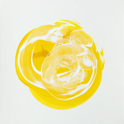 OT-pap03, 2024, Acryltinte auf Papier, 30x30 cm