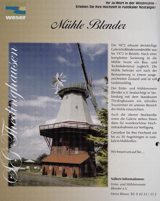 Broschüre "Traumhochzeiten in der Mittelweser-Region"