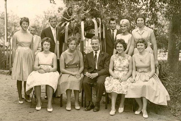 1959 - Heino Seidel als Erntebräutigam