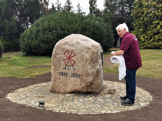 Enthüllung Gedenkstein Jubiläum 100 Jahre