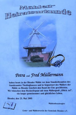 Muster Heiratsurkunde