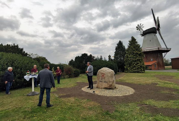 Enthüllung Gedenkstein Jubiläum 100 Jahre