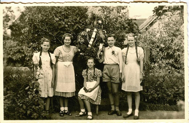 Kindererntepaar Günther Struckhoff und Ingrid Cordes verh. Pietraß