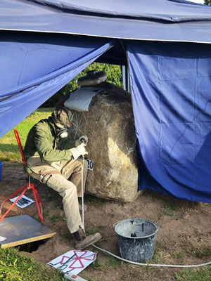 Entstehung Gedenkstein Jubiläum 100 Jahre
