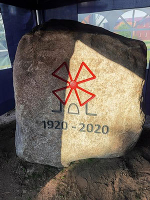 Entstehung Gedenkstein Jubiläum 100 Jahre