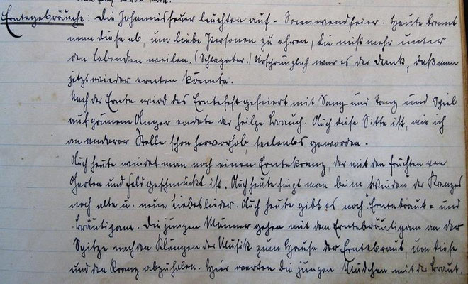 Ablauf Erntegebet