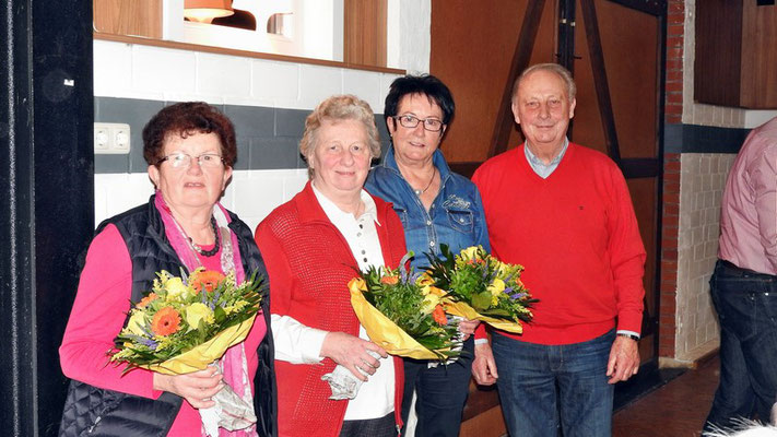 JHV - Ehrung Lore Winter, Elfriede Seidel, Helga Röpke