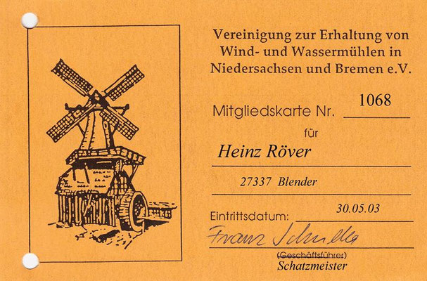 Müller-Ausbildung von Heinz Röwer