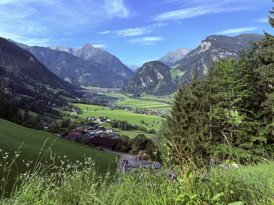 Wandern im Zillertal rund um unsere Ferienwohnungen Apart Rauch
