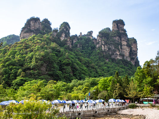 Zhangjiajie National Forest Park Avatar Berge in China