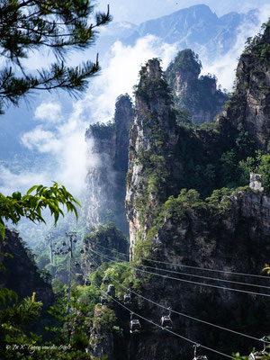 Zhangjiajie National Forest Park Avatar Berge in China